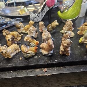 Assorted Vintage Ceramic Wade Red Rose Tea Animal Figurines